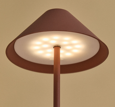 Minimalistische Tischlampe Kabellos | Wetterfeste Touch Designlampe