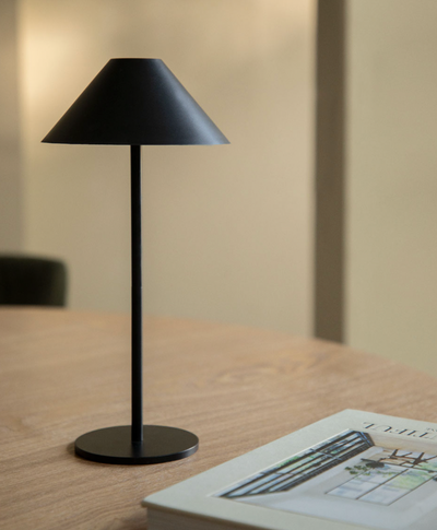 Minimalistische Tischlampe Kabellos | Wetterfeste Touch Designlampe