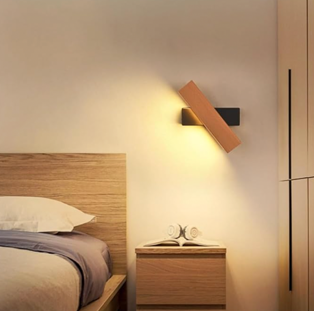 Japanische LED Wandleuchte | Minimalistische drehbare Wandlampe