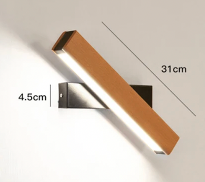 Japanische LED Wandleuchte | Minimalistische drehbare Wandlampe