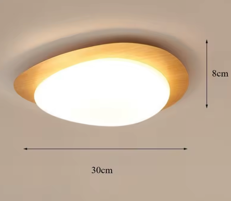 LED Deckenleuchte Holzoptik | Stilvolle LED-Leuchte