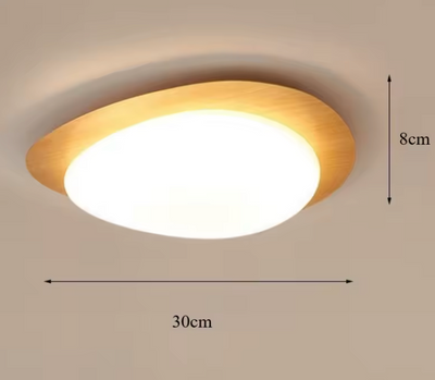 LED Deckenleuchte Holzoptik | Stilvolle LED-Leuchte