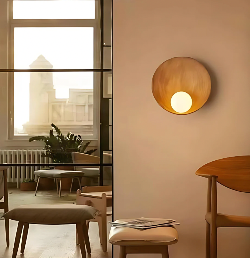 RondoLicht Eisenharz-Wandleuchte | Minimalistische Design-Wandlampe