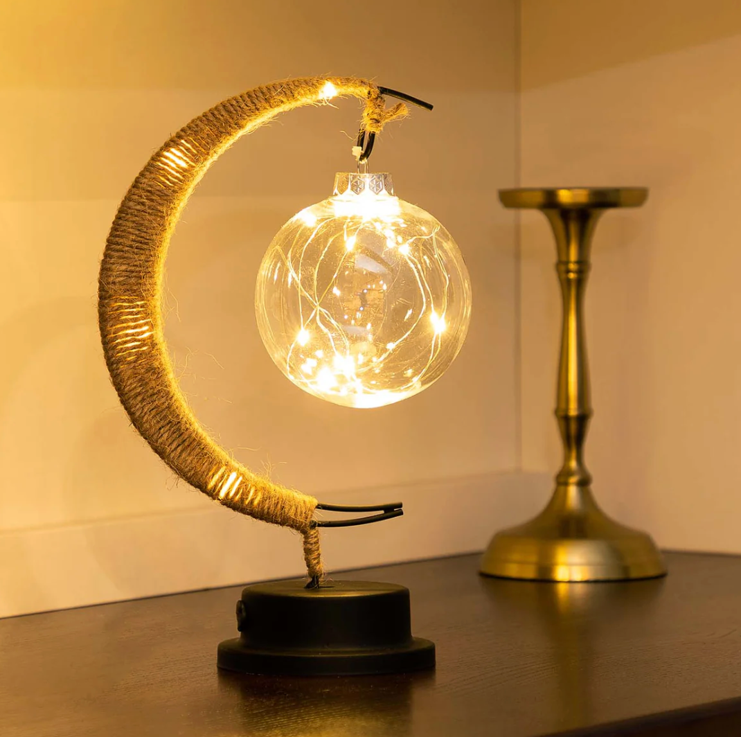 Silbermond LED-Lampe | Harmonische Wohnbeleuchtung
