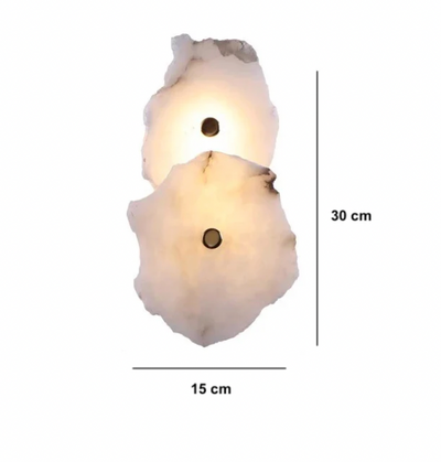 Alabaster Wandlampe | Luxuriöse Design-Wandleuchte