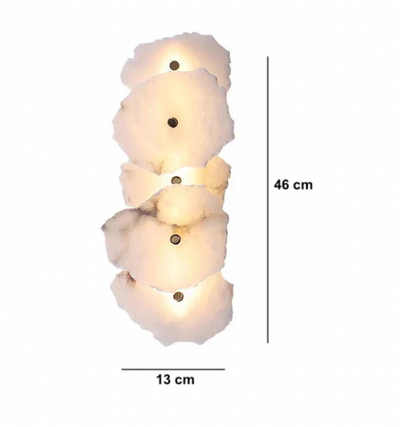 Alabaster Wandlampe | Luxuriöse Design-Wandleuchte