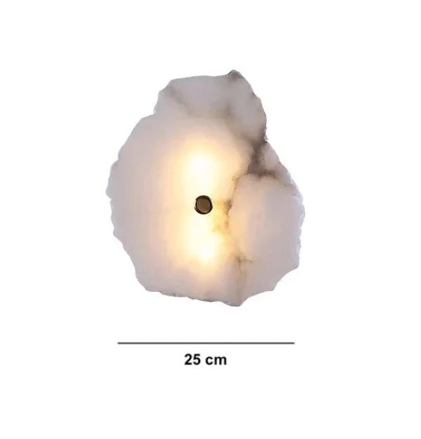 Alabaster Wandlampe | Luxuriöse Design-Wandleuchte