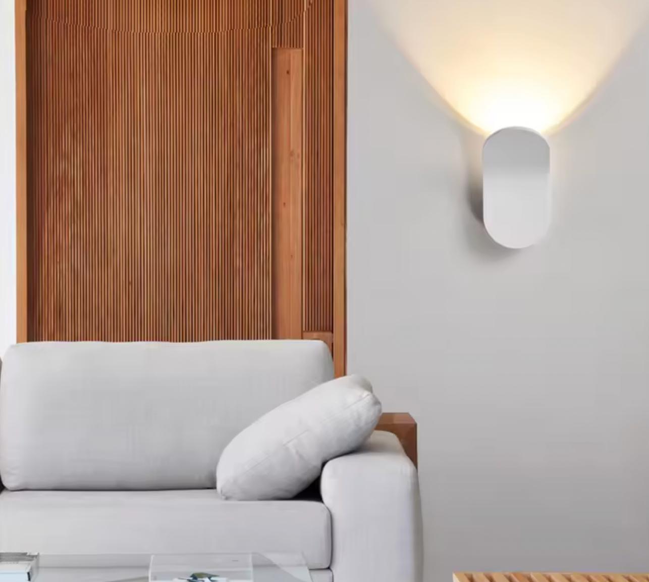 Aluminium Wandleuchte modern | stilvolle Wandlampe