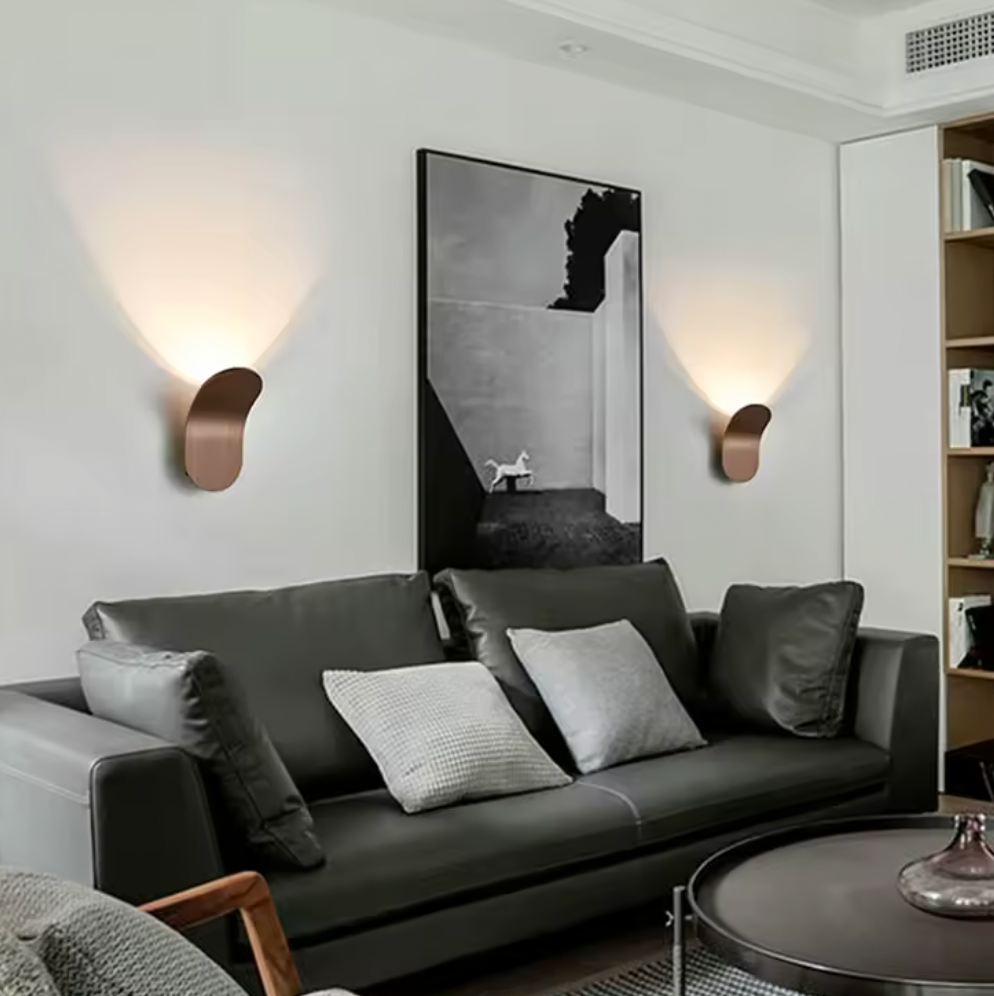 Aluminium Wandleuchte modern | stilvolle Wandlampe