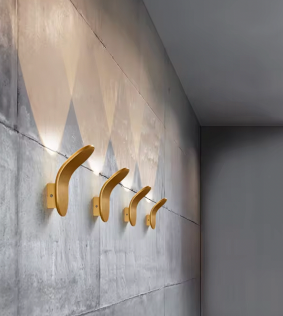 Aluminium Wandleuchte modern | stilvolle Wandlampe