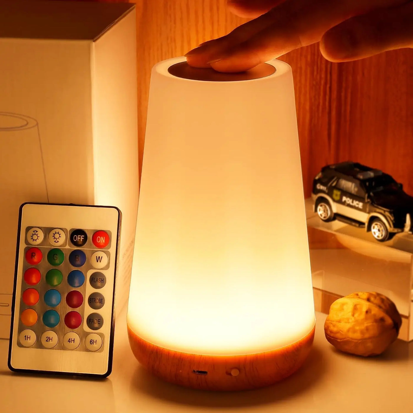 RGB Nachtlampe | Kabellose LED Nachtlampe