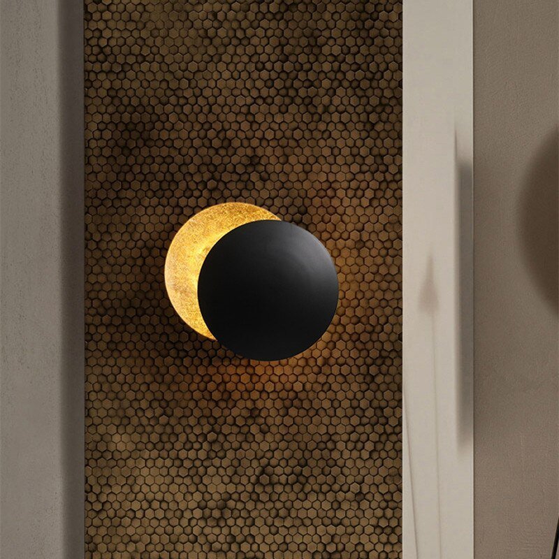 Sonnenfinsternis Wandleuchte | Elegantes Raumlicht