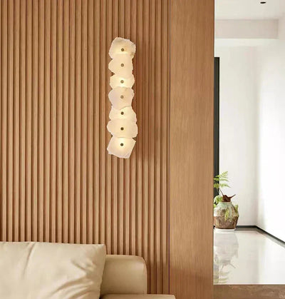 Alabaster Wandlampe | Luxuriöse Design-Wandleuchte