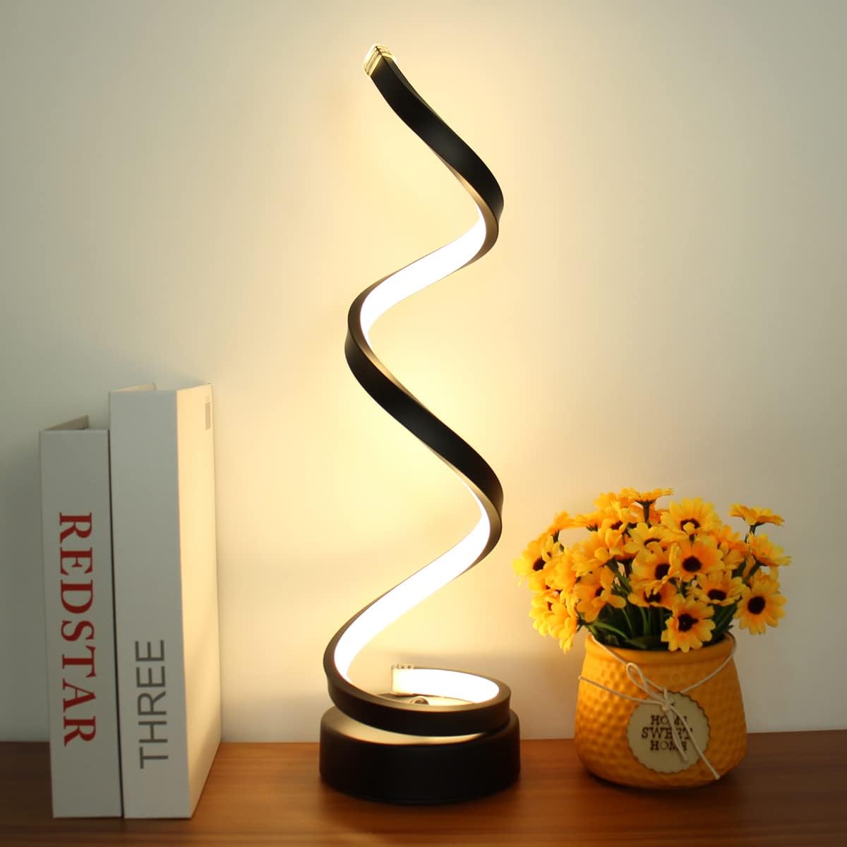 Spiral tischlampe | Moderne spiralen‑design