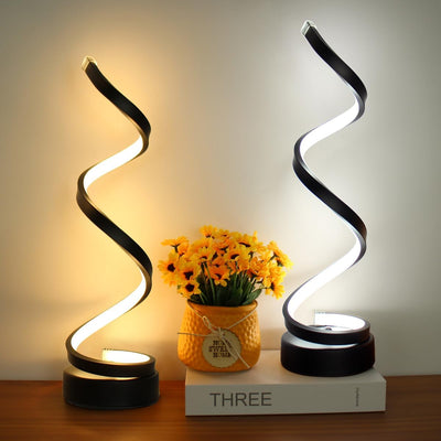 Spiral tischlampe | Moderne spiralen‑design