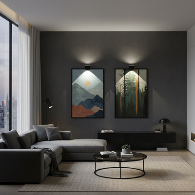 AuraBeam | Zweiseitiges Strahl Lampe