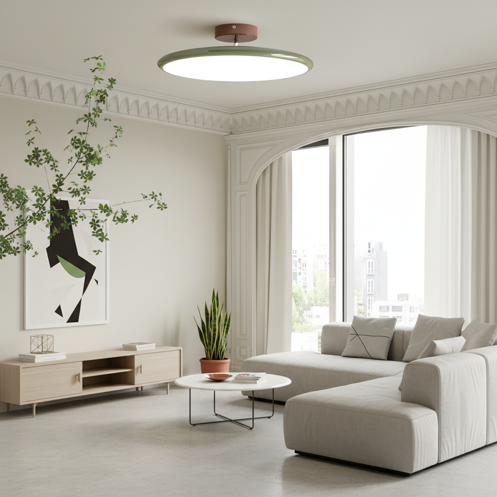 LED Deckenleuchte AuraLume | Slim-Design mit stufenloser Farbtemperatur