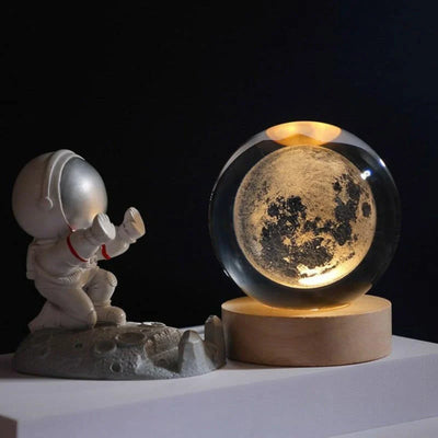 Galaxie Kristallkugel Lampe | Magisches Stimmungslicht