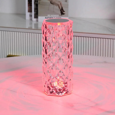 Touch & Glanz Kristalllampe | Elegante LED-Tischleuchte