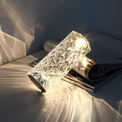 Touch & Glanz Kristalllampe | Elegante LED-Tischleuchte