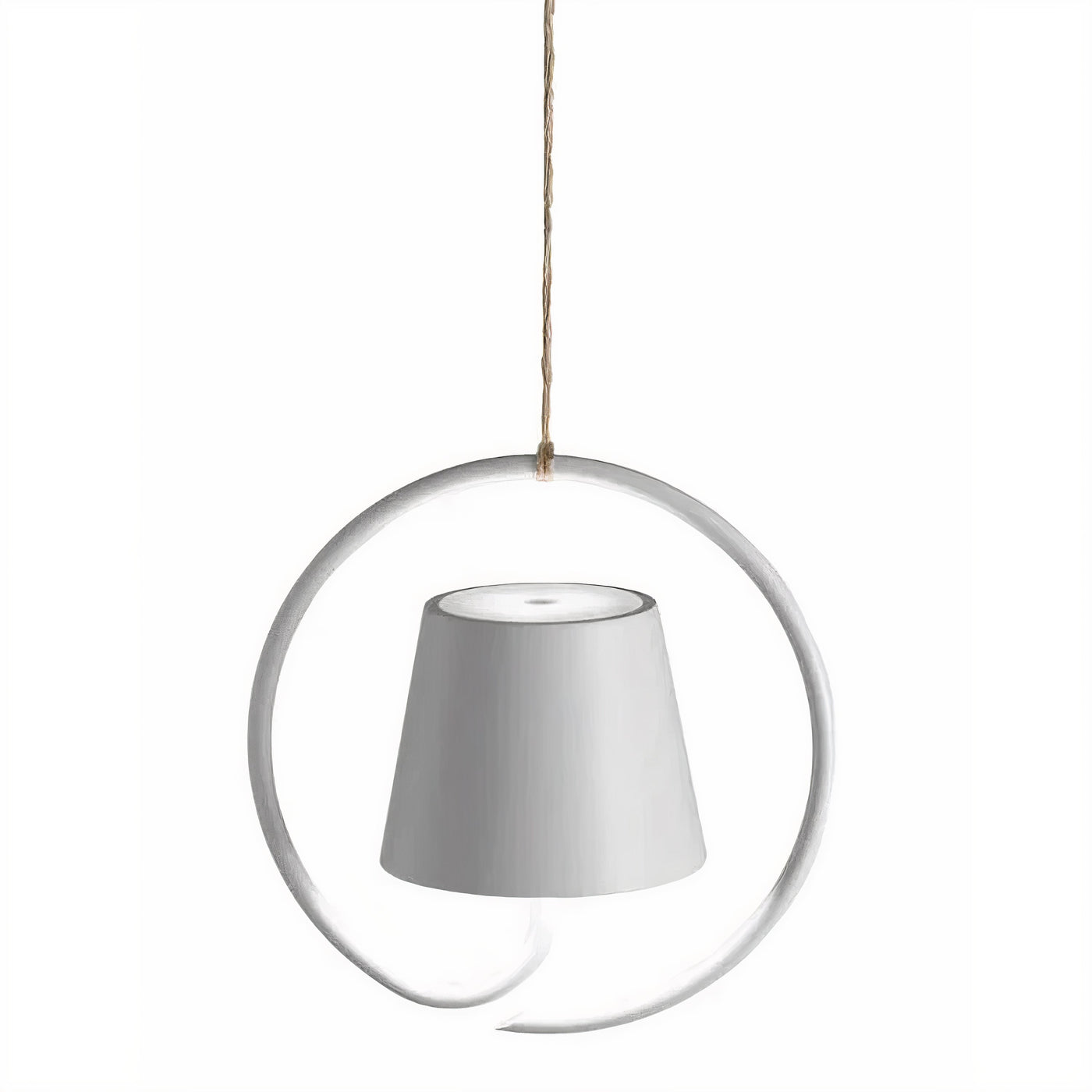 Minimalistische LED Pendelleuchte rund | Höhenverstellbar