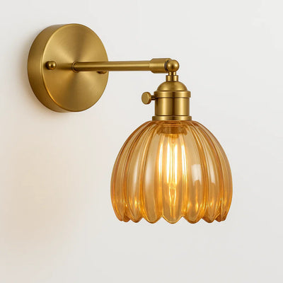Vintage TulipGlow Wandleuchte | Blüten-Design