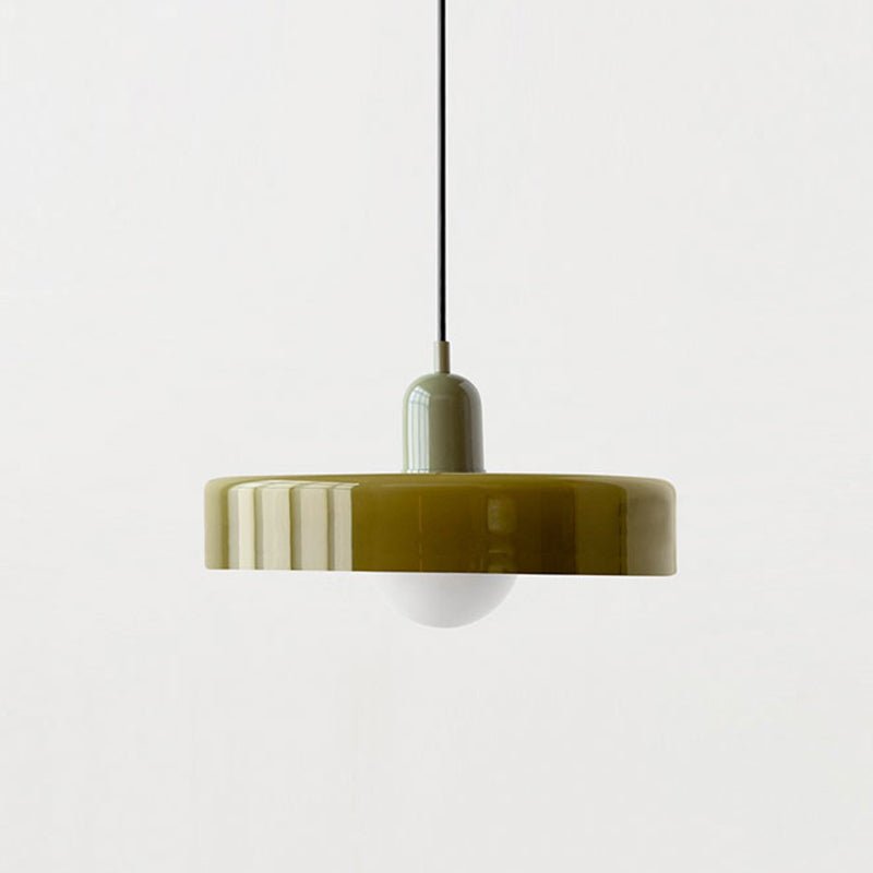 Bauhaus Stil Hängeleuchte | Moderne Kunstlampe aus Glas