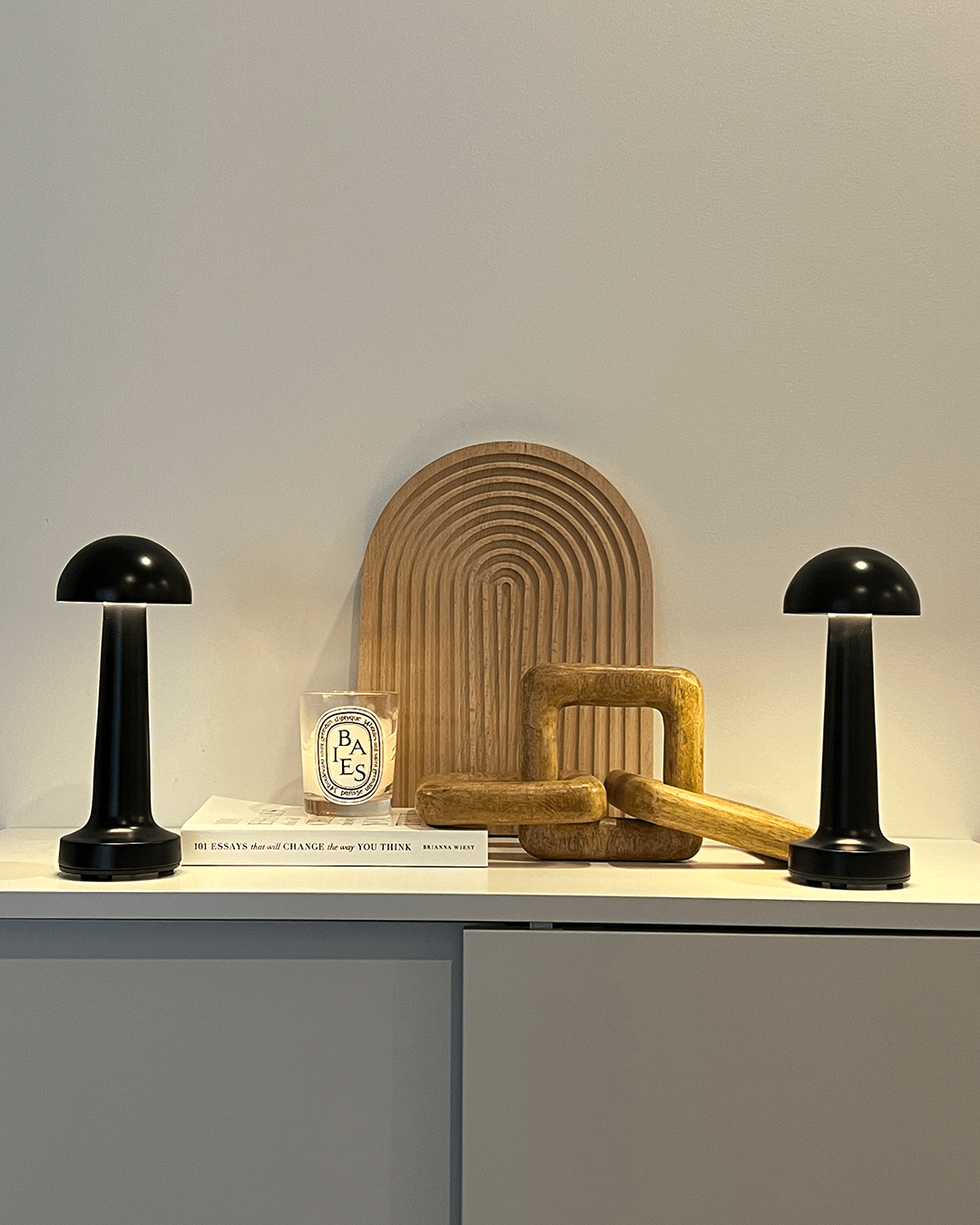 Mantar Tischlampe | Kabellose Ambient-Lampe mit Touch