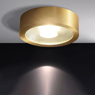 Ultra-Flache LED-Deckenleuchte – Edle Kupferlampe im Skandinavischen Stil