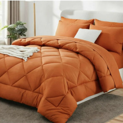 DreamWrap | 2-in-1 Bettdecke ohne Bettwäsche – Orange
