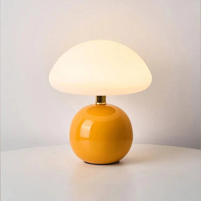 Bauhaus Pilzlampe Cremeweiß | Elegantes Lichtambiente pur
