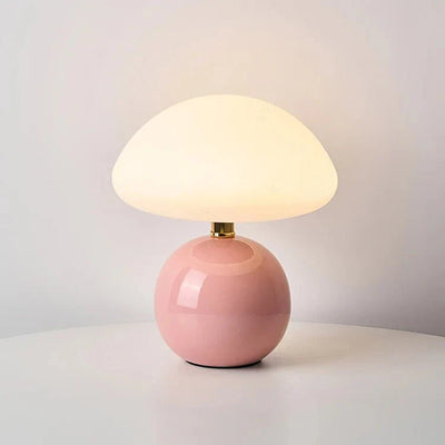 Bauhaus Pilzlampe Cremeweiß | Elegantes Lichtambiente pur