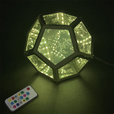 Trance Tischlampe | Geometrische LED-Lichtskulptur