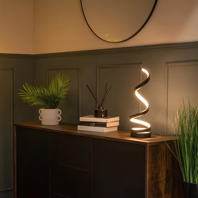 Spiral tischlampe | Moderne spiralen‑design