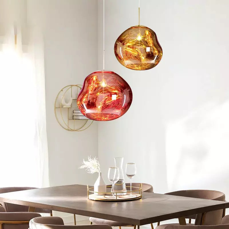 Melt Hanglampe Modern | Elegante Glaspendelleuchte fürs Wohnzimmer