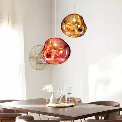 Melt Hanglampe Modern | Elegante Glaspendelleuchte fürs Wohnzimmer