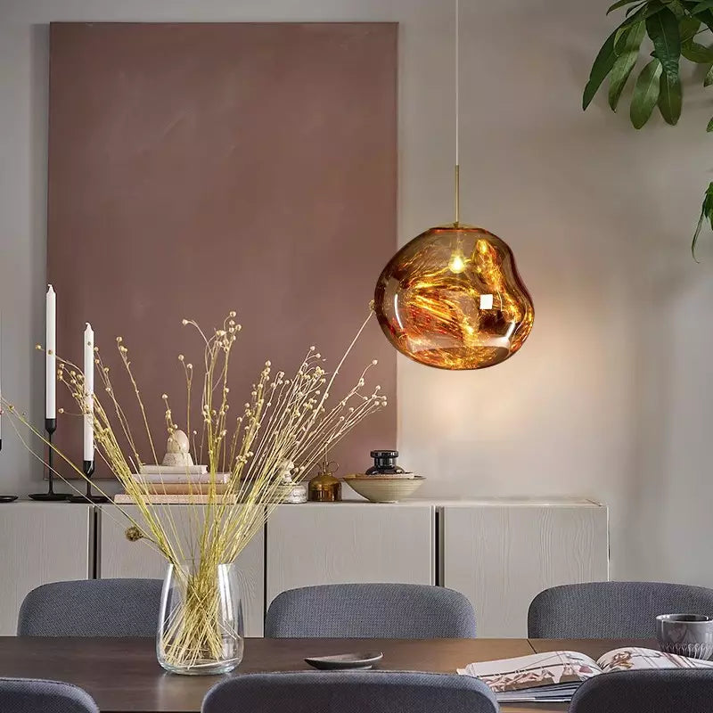 Melt Hanglampe Modern | Elegante Glaspendelleuchte fürs Wohnzimmer