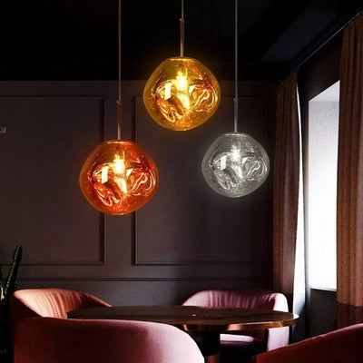 Melt Hanglampe Modern | Elegante Glaspendelleuchte fürs Wohnzimmer
