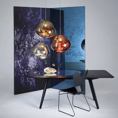 Melt Hanglampe Modern | Elegante Glaspendelleuchte fürs Wohnzimmer