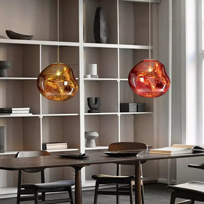 Melt Hanglampe Modern | Elegante Glaspendelleuchte fürs Wohnzimmer