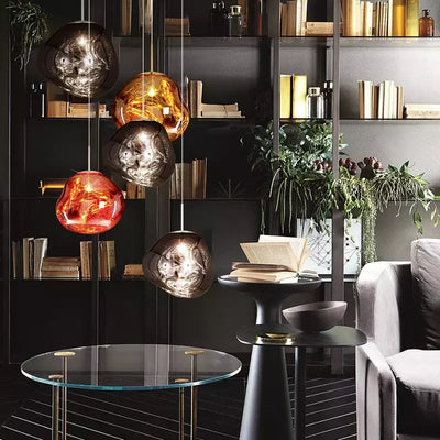 Melt Hanglampe Modern | Elegante Glaspendelleuchte fürs Wohnzimmer