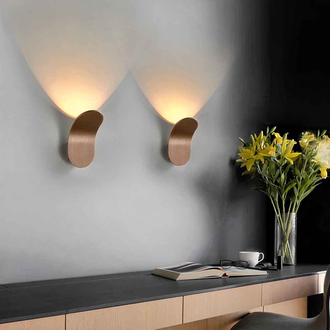 Aluminium Wandleuchte modern | stilvolle Wandlampe